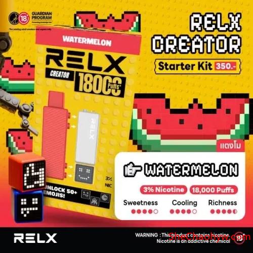 1ec43bd30aff13ce66675b8a2664e555_Relx-Creator-18000-Puffs-Strater-Kit-Watermelon-500x500-1.webp
